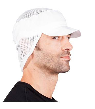 Gorra visera Alimentación cubrenuca 4051 - pack 10