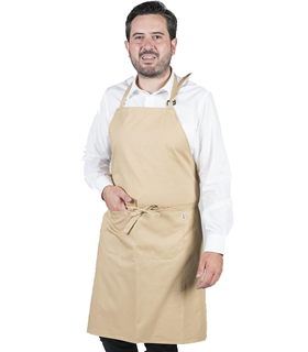 Delantal peto con bolsillo 116BC