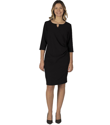Vestido mujer drapeado Trivial 550003
