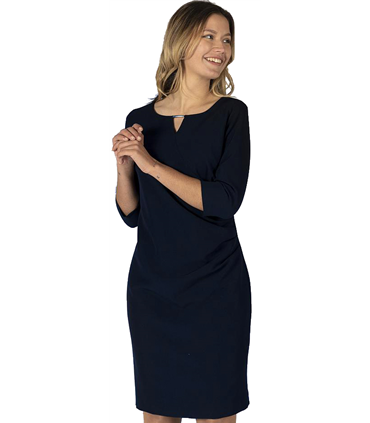 Vestido mujer drapeado Trivial 550003