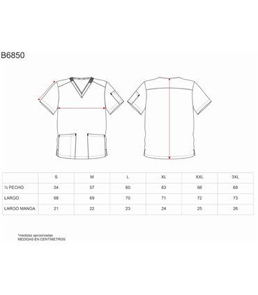 Casaca servicios unisex B6850