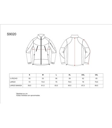 Chaqueta Deportiva Workshell S9020