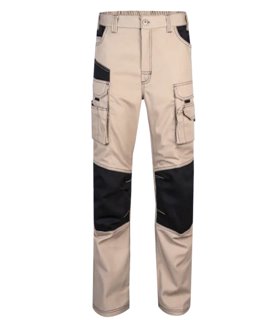 Pantalón canvas multibolsillos bicolor 103011B