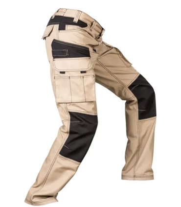 Pantalón canvas multibolsillos bicolor 103011B