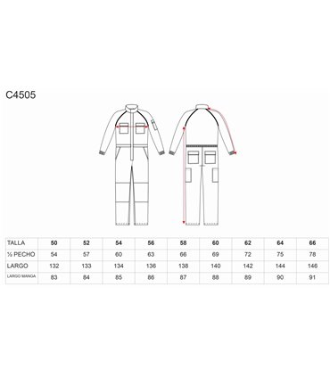 Buzo de Alta Visibilidad combinado C4505