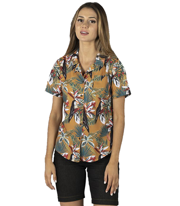 Camisa mujer Hawaiana Tucan 210008