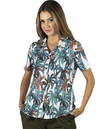 Camisa mujer Hawaiana Palma 210008