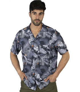 Camisa hombre Hawaiana Hibiscus 210008