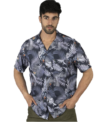 Camisa hombre Hawaiana Hibiscus 210008