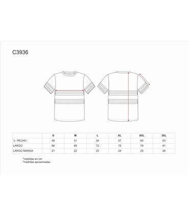Camiseta reflectantes para industria C3936