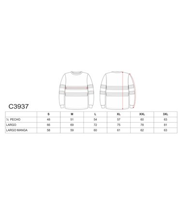 Camiseta manga larga reflectantes C3937